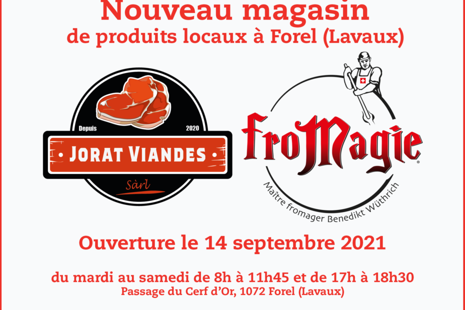 logos pour nouveau magasin à Forel
